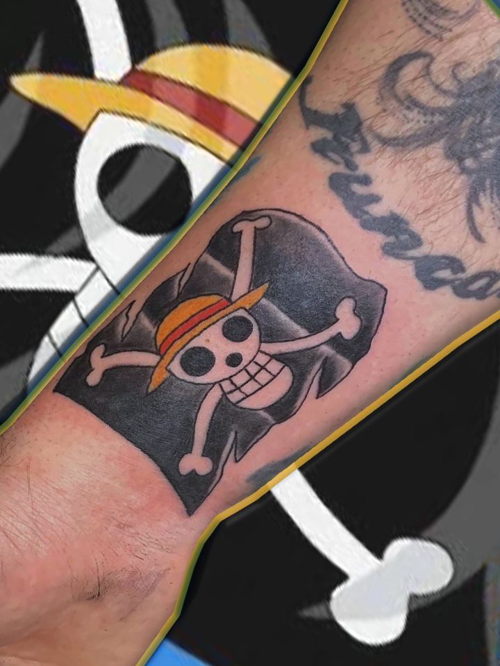 Minhas últimas tattoos de One Piece . . . #onepiece #onepiecetattoo #