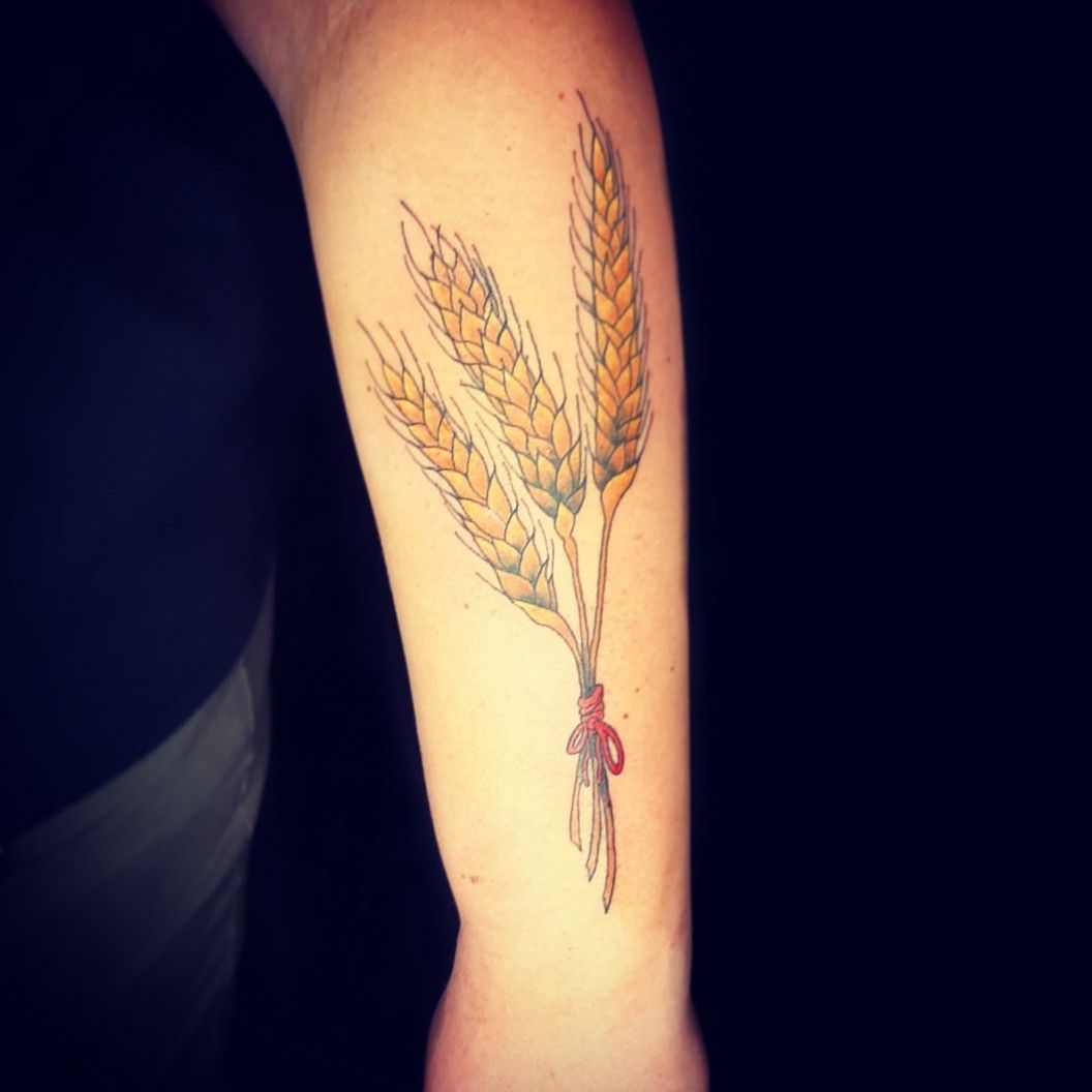 1403 Wheat Tattoo Images Stock Photos  Vectors  Shutterstock