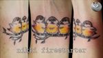 Trio of fluffy lil chickadees 🐥🐥🐥 . . . . #chickadee #ChickadeeTattoo #birds #birb #BirdTattoo #ColorTattoo #CuteTattoo #FullColor #SmallTattoo #WristTattoo #tattoos #BodyArt #BodyMod #modification #ink #art #QueerArtist #QueerTattooist #MnArtist #MnTattoo #VisualArt #TattooArt #TattooDesign #TheTattooedLady #TattooedLadyMN #NikkiFirestarter #FirestarterTattoos #firestarter #MinnesotaTattoo