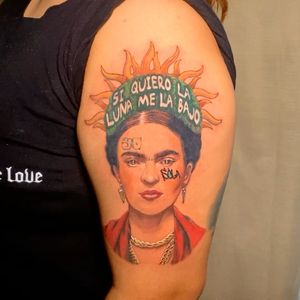 Frida Kahlo Color Portrait