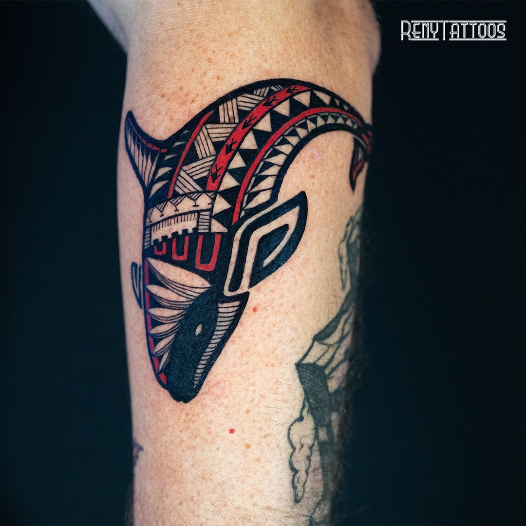 Seawolf Orca Haida Tattoo Design  LuckyFish Art