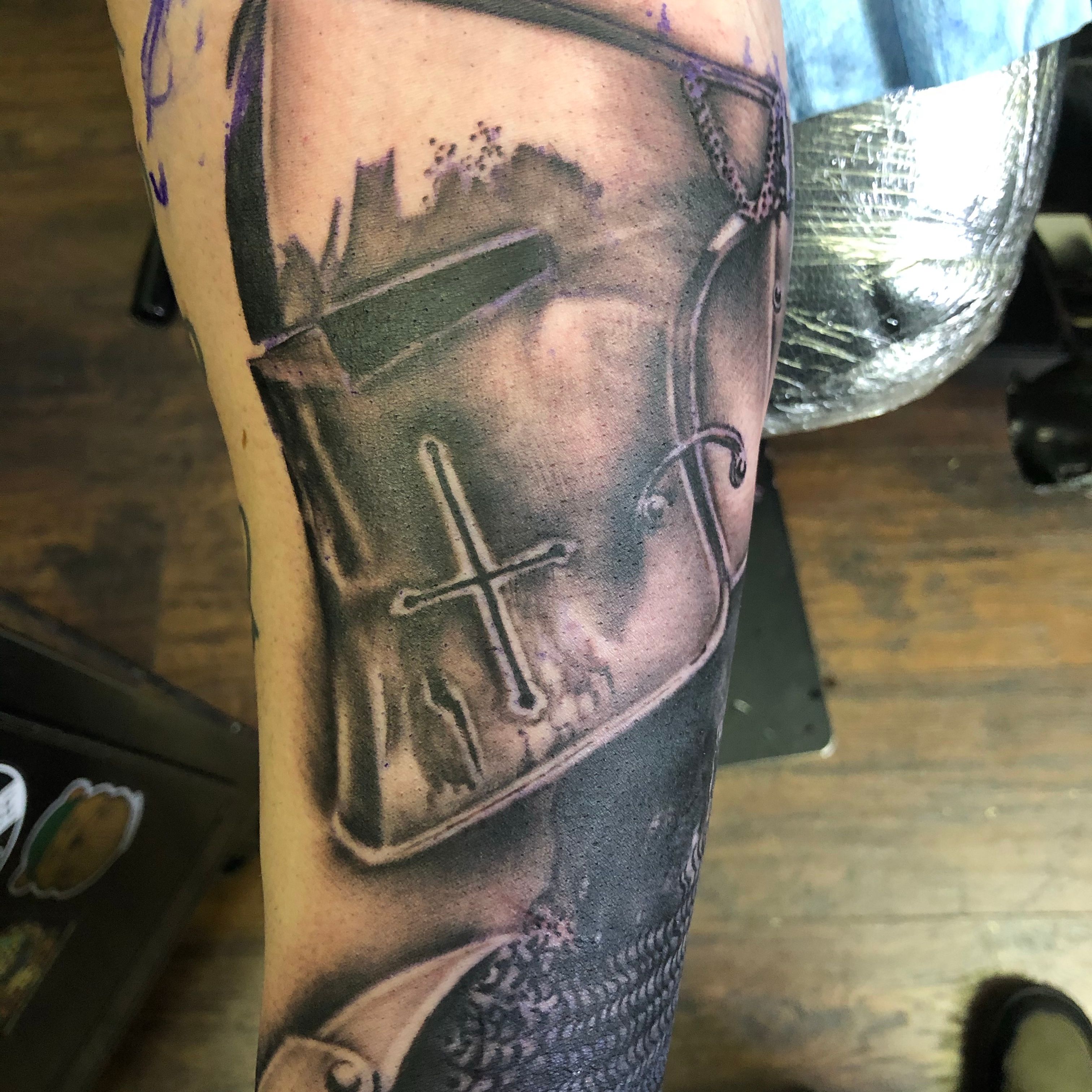 Knights helmet tattoo  Tattoogridnet