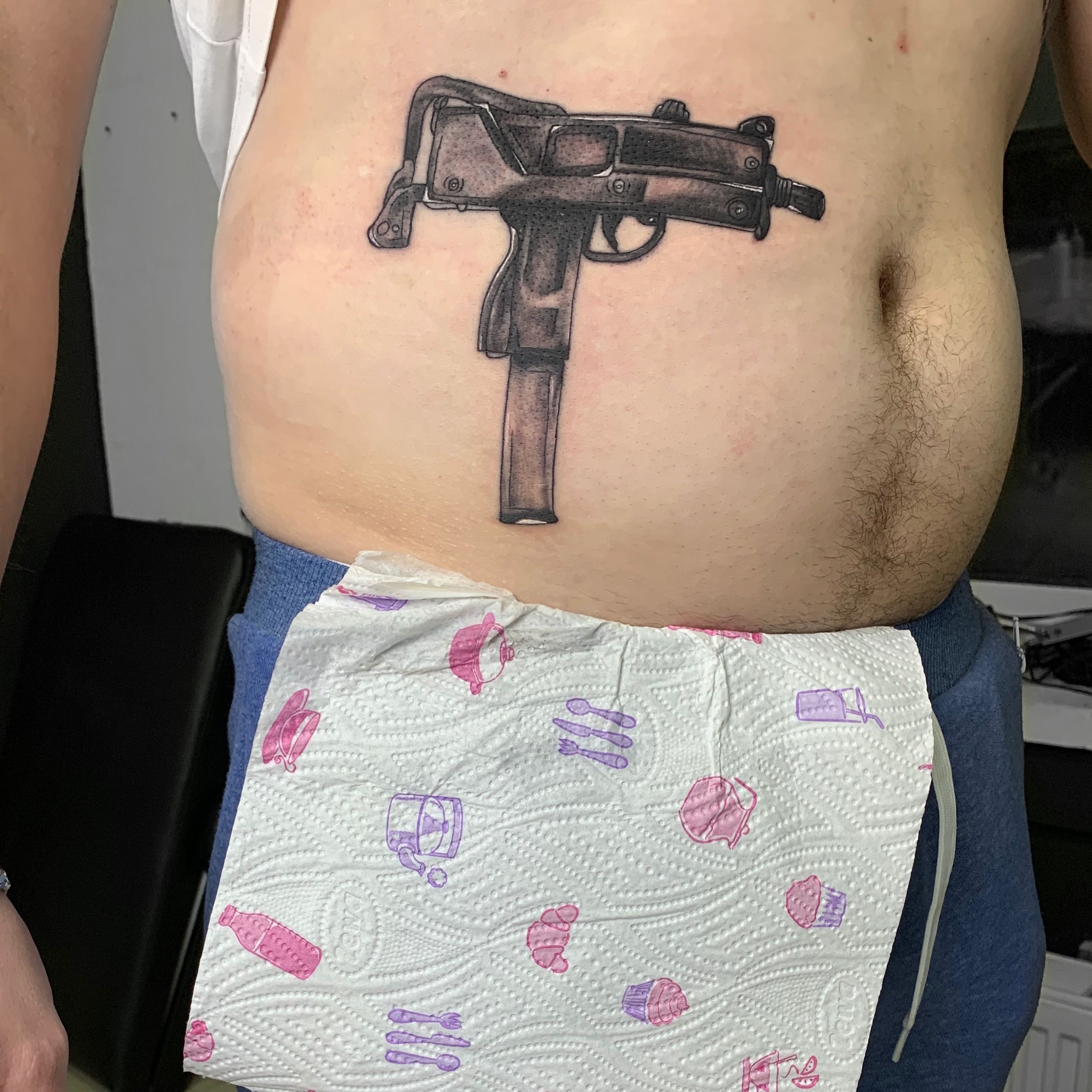 50 Uzi Tattoo Ideas For Men  Firearm Designs