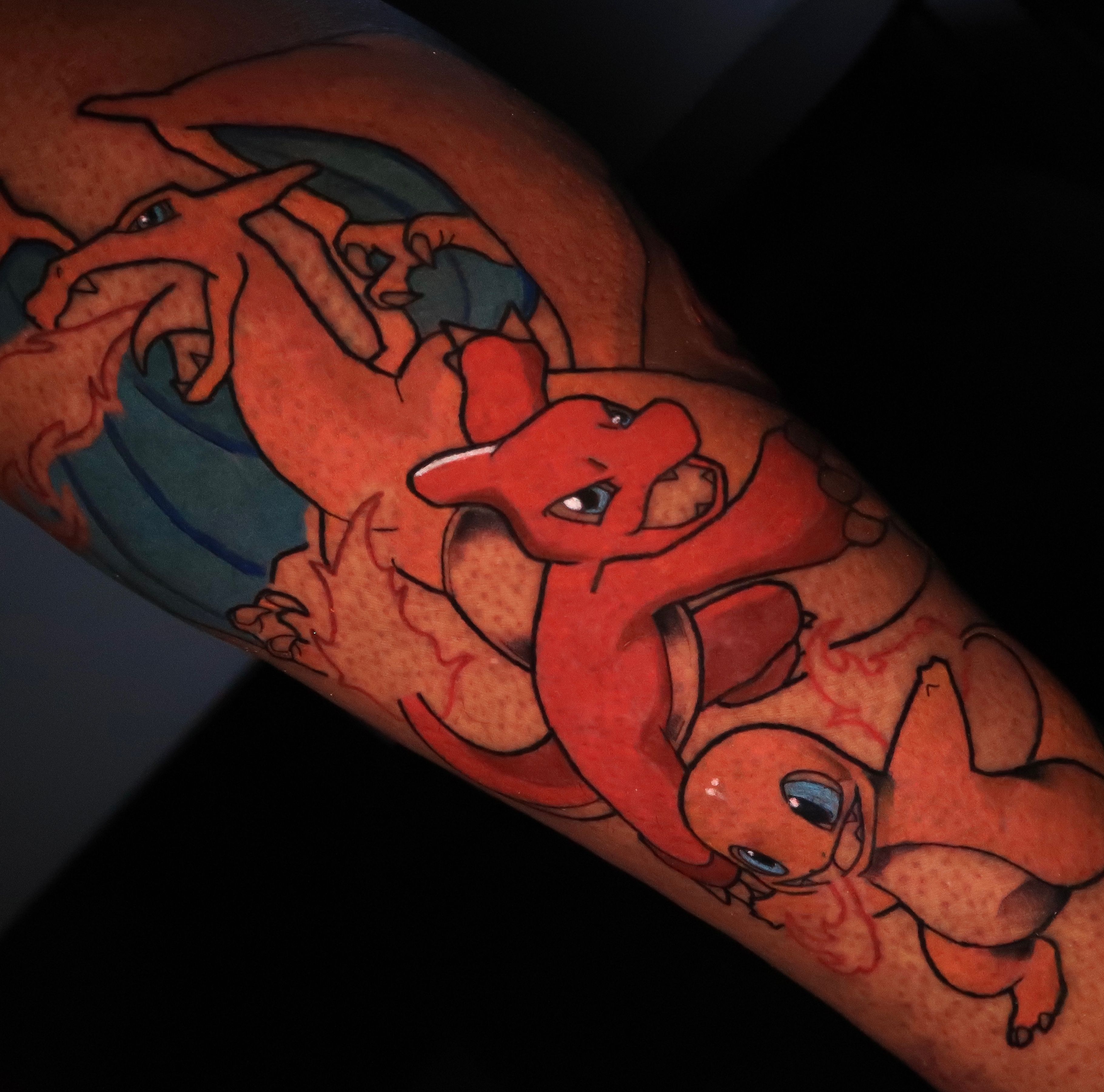 60 Charmander Tattoo Designs For Men  Pokemon Ink Ideas