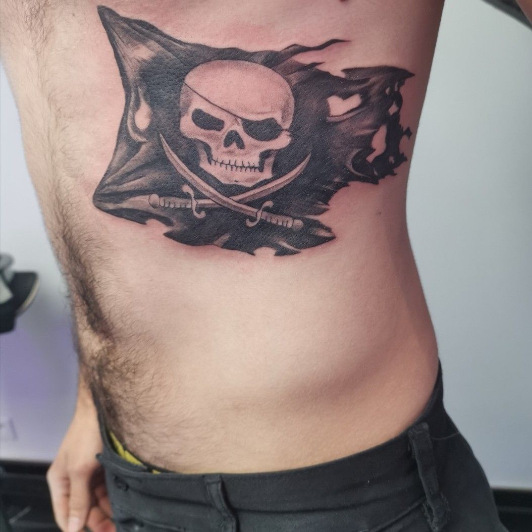 jolly roger  Pirate tattoo Pirates Pirate flag