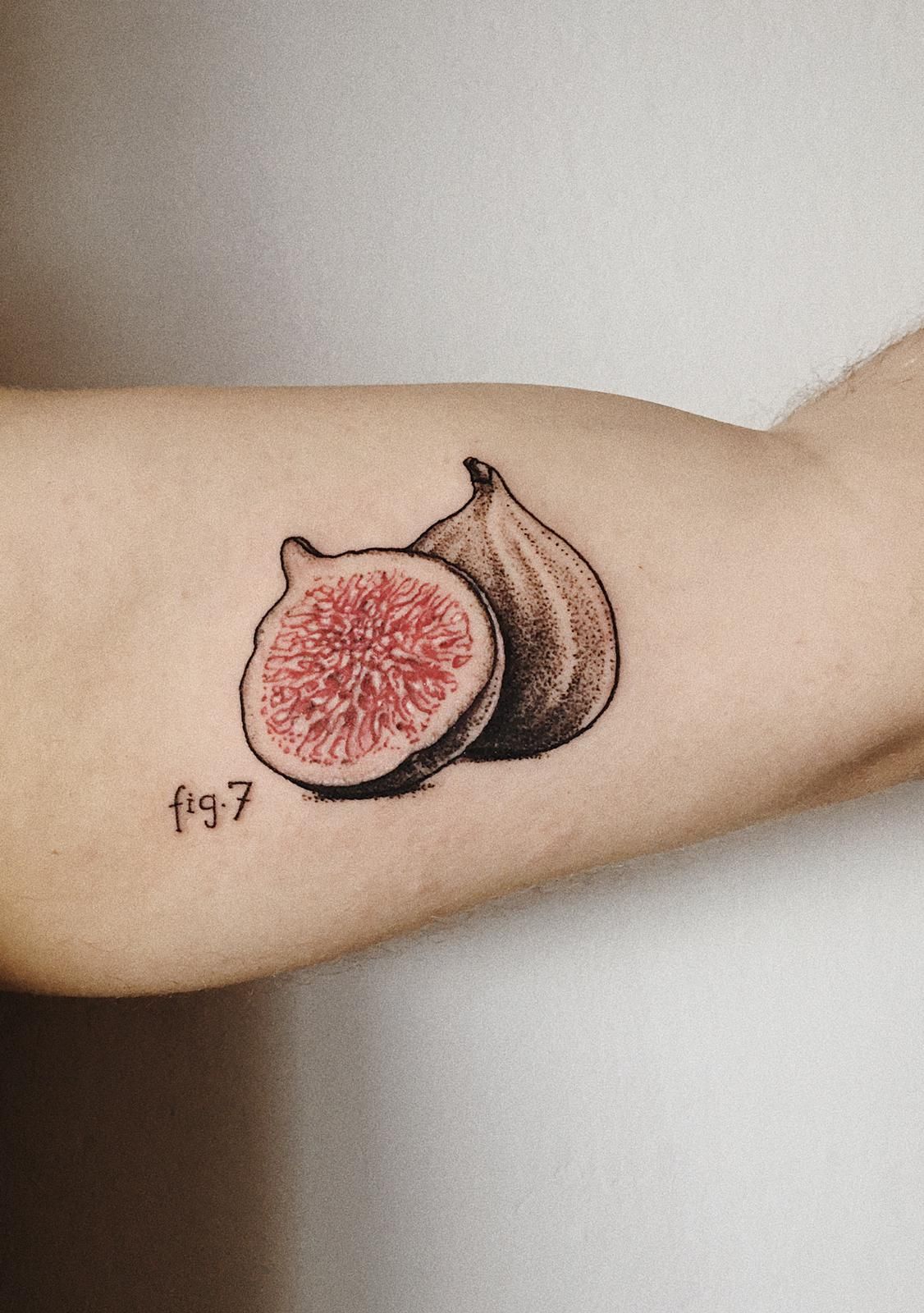 fig tree for bailey's first tattoo 🥹 thank you for trusting me! . . . . .  . . . . . . . . . #finelinetattoo #tinytattoo #daintytatt... | Instagram
