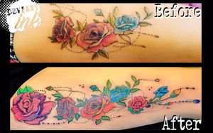 Extension and Cover Up work by Dee
