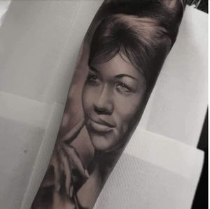 Aretha Franklin by Dimitris Steiger, Unikum Tattoo, Gothenburg