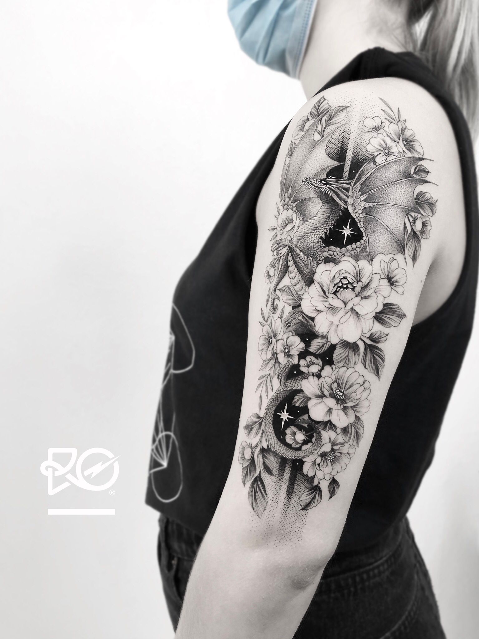 March and November Birth flower tattoo | @a.drianne