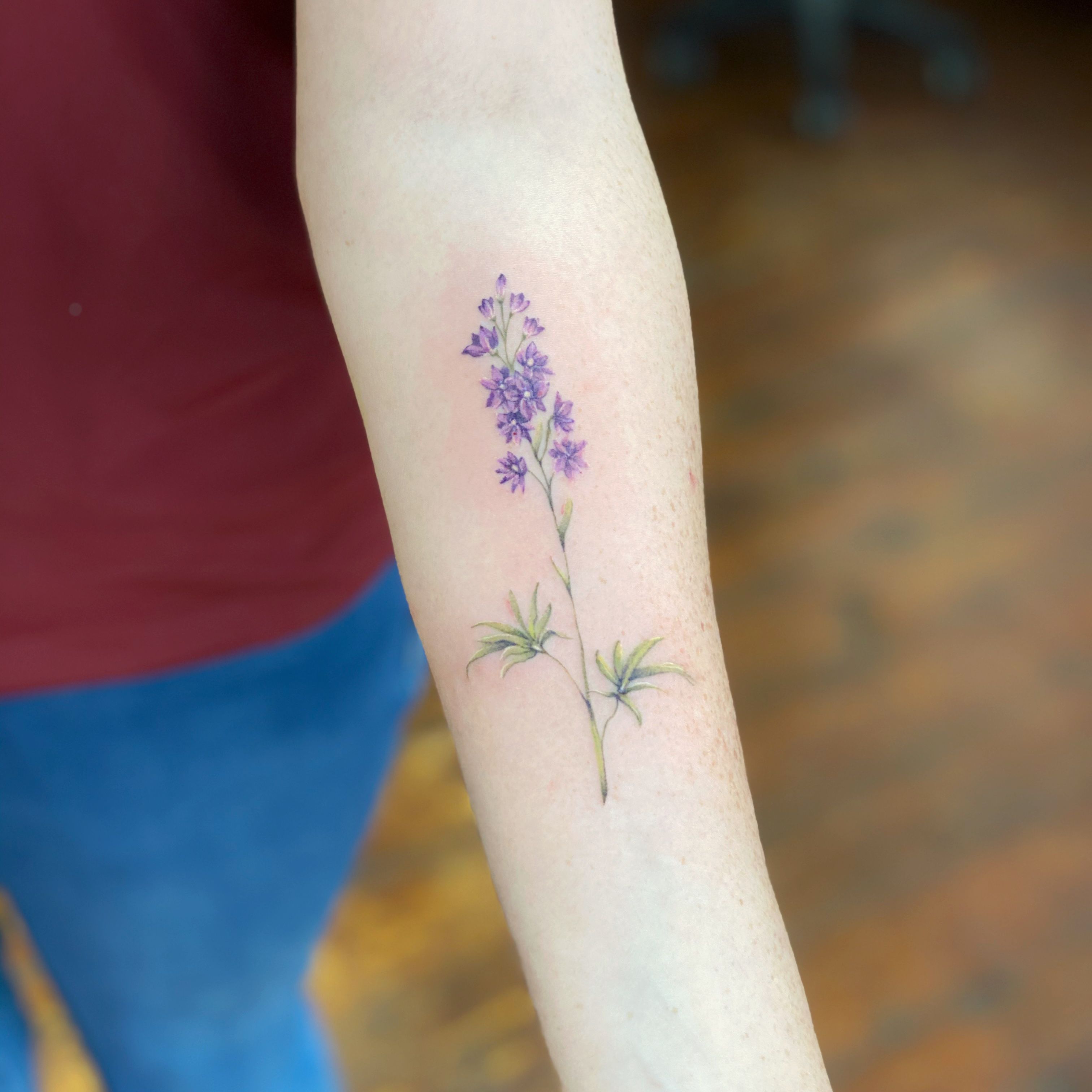 The Meaning Of Larkspur Tattoos A Symbolism Guide