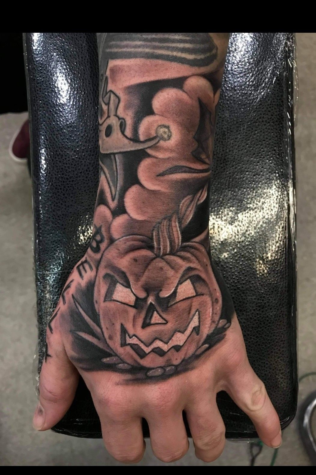 pumpkin hand tattoo spookyTikTok Search