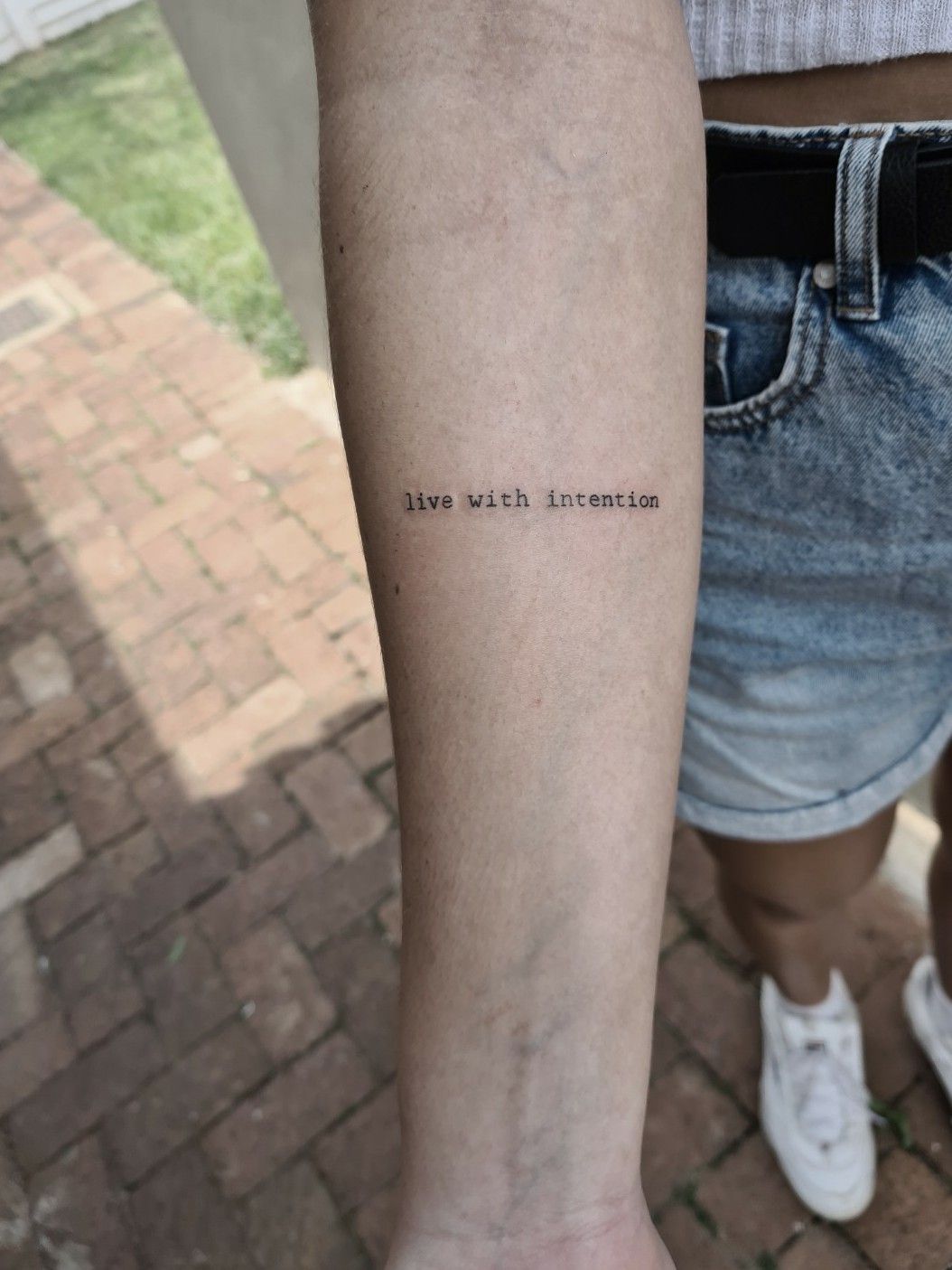 typewriter lettering tattoo by wes fortier  Wes Fortier  Flickr