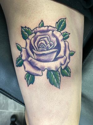 A purple rose, this was when it was fresh but it isn’t finished. 