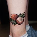 Coconut embroidery tattoo