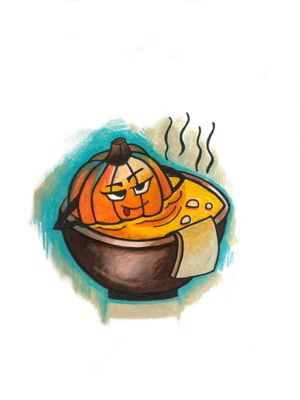 Pumpkin bath