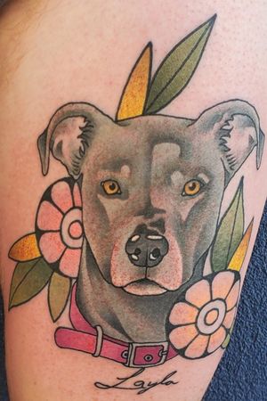 Neotraditional of my baby girl. RIP