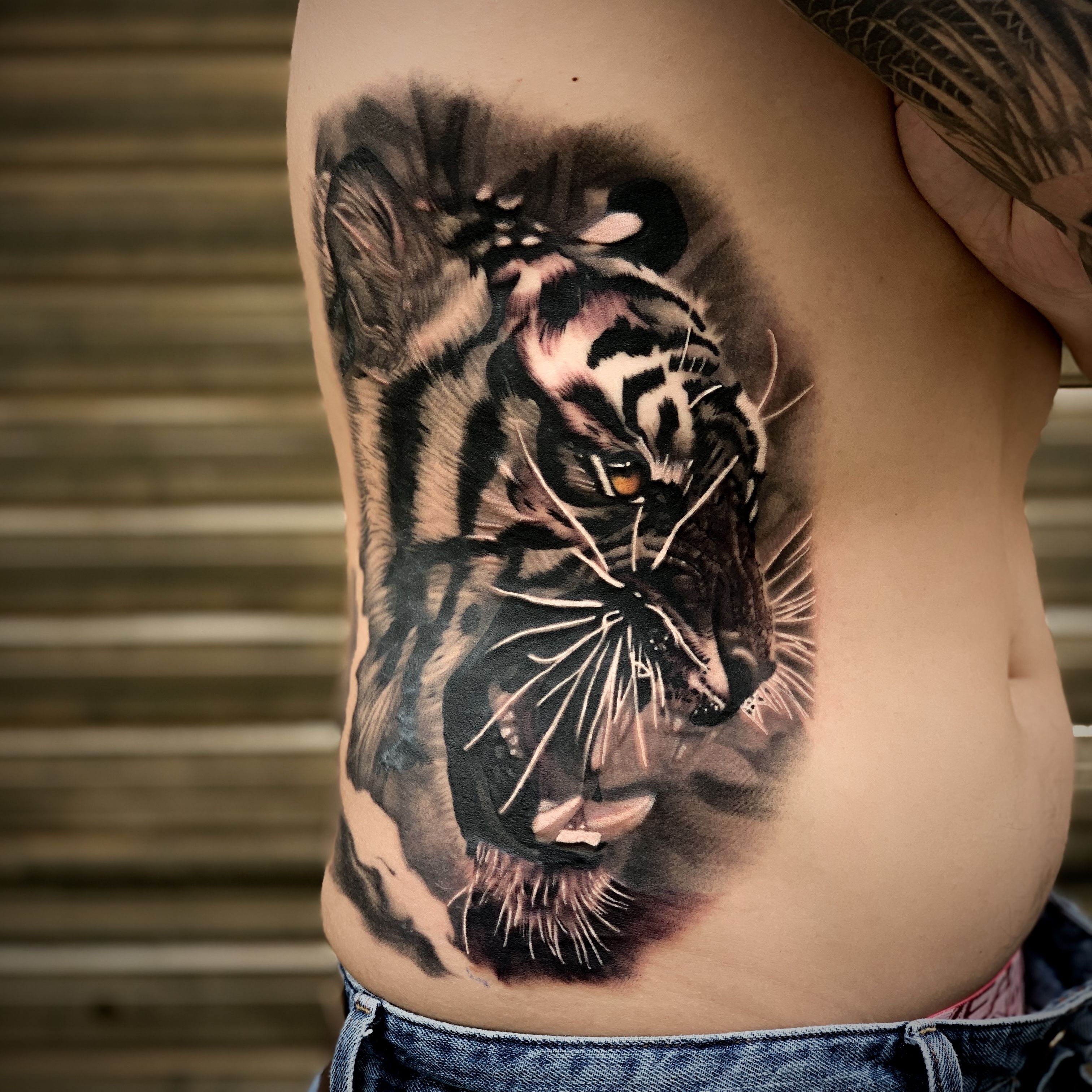 Tattoo uploaded by midas ink • Tiger • Tattoodo