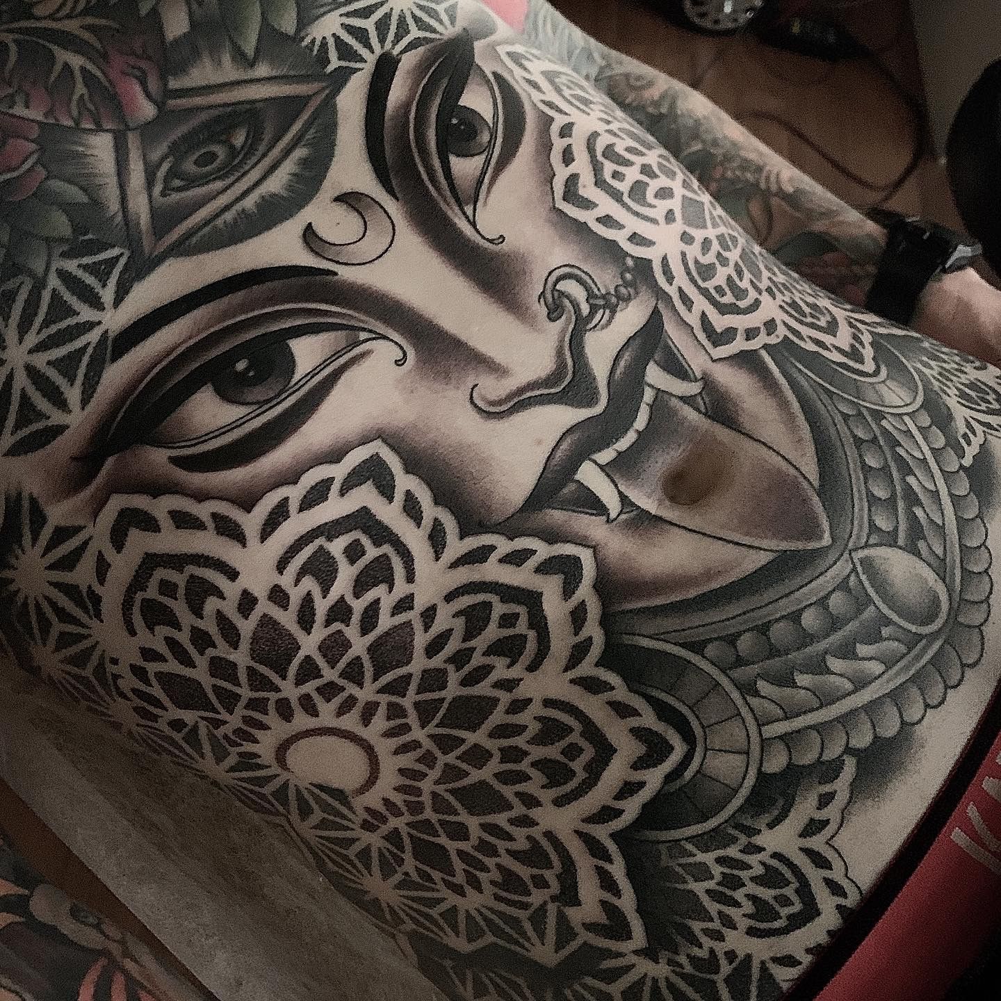Kali Yantra Tattoo Art