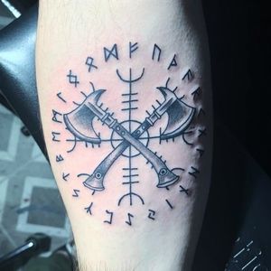 Nordic compass I got to do the other day! Had a blast with this one!’