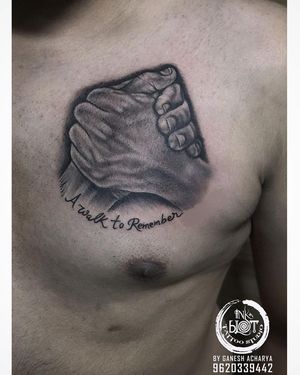 Realistic hand tattoo done by Inkblot tattoos contact :9620339442