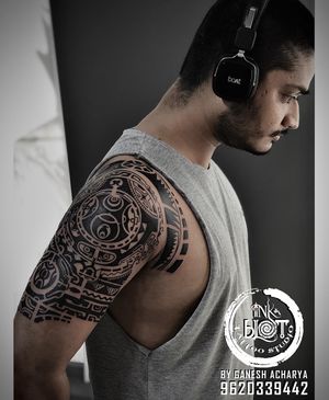 moari arm  tattoos by inkblot tattoos contact 9620339442