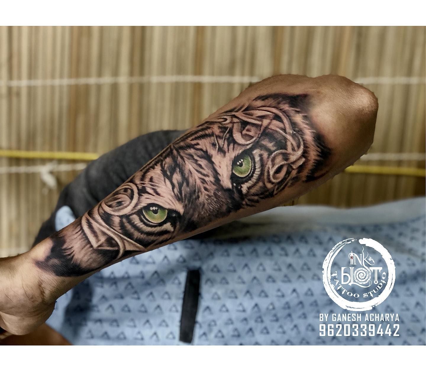 Tiger Eyes Tattoo - Temu