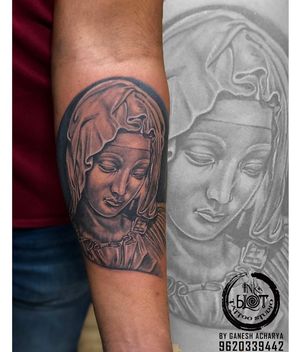 Mothermary  tattoos by inkblot tattoos contact 9620339442