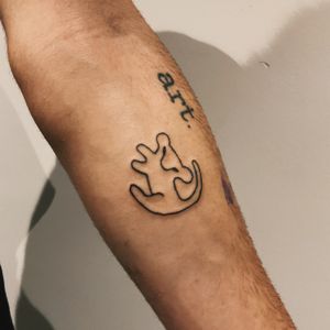 Simba🦁🐯Artista: @tomaquera#simba #tattoo #Loops #Loopstattoo