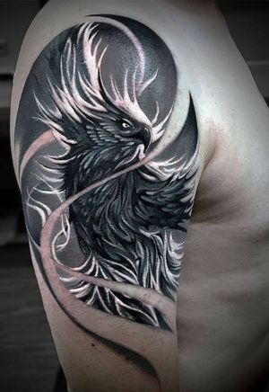 Phoenix tattoo done by Inkblot tattoos contact :9620339442