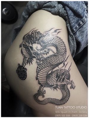 Dragon Tattoo by Artist Phan Tuan Anh at TUAN TATTOO STUDIO👇Contact us:▪️101A Nguyen Chi Thanh, Da Nang▪️ Open from 9am to 9pm▪️ Hotline: 0975 555 559 - 0935 239 539▪️ Email: tuantattoo2012@gmail.com▪️ Web: tuantattoo.com.#dragon #colortattoo #cutetattoo #smalltattoo #tattoodanang #tuantattoo #tattooideas #타투 #여자타투 #레터링타투 #문신 #inked #inkmagazine #베트남여행 #타투디자인 #inkstagram #vietnamtravel #danang #danangtattoo #piercing #danangcity #danangtrip #hanmarket #tattooist #inker #inkcolor #홍대타투샵 #홍대타투 #건대타투 @ontrip4u @ontrip4u_kr