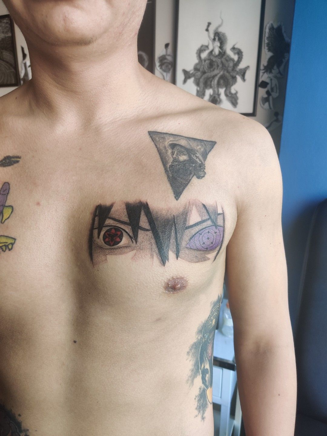 Tattoo uploaded by Jamid Macias • Shinnobis #naruto #sharingan #akatsuki •  Tattoodo