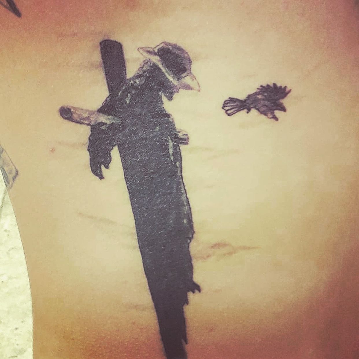 Healed Jeepers creepers piece  Tattoos by Shayne Ninelives  Facebook