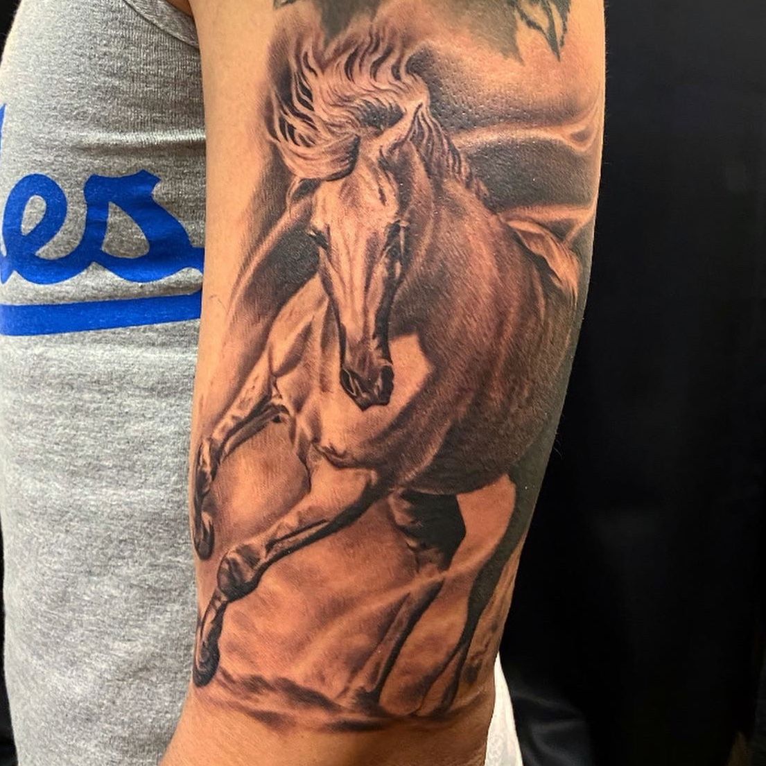 Realistic Horse tattoo by ellegottzi on DeviantArt