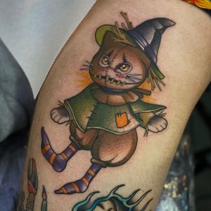 Scarecrow kitty. From my flash, done in 2 hours 