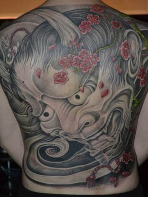 Awesome back piece done by  Gyoergy Guti 5-6 years ago.