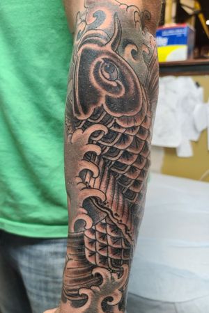 Koi done by Glenn Collins