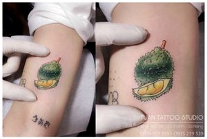 Durian Tattoo by Artist at TUAN TATTOO STUDIO 👇Contact us: ▪️101A Nguyen Chi Thanh, Da Nang ▪️ Open from 9am to 9pm ▪️ Hotline: 0975 555 559 - 0935 239 539 ▪️ Email: tuantattoo2012@gmail.com ▪️ Web: tuantattoo.com . #durian #colortattoo #cutetattoo #smalltattoo #tattoodanang #tuantattoo #tattooideas #타투 #여자타투 #레터링타투 #문신 #inked #inkmagazine #베트남여행 #타투디자인 #inkstagram #vietnamtravel #danang #danangtattoo #piercing #danangcity #danangtrip #hanmarket #tattooist #inker #inkcolor #홍대타투샵 #홍대타투 #건대타투 @ontrip4u @ontrip4u_kr