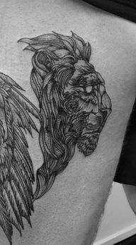 Lion Head Tattoo