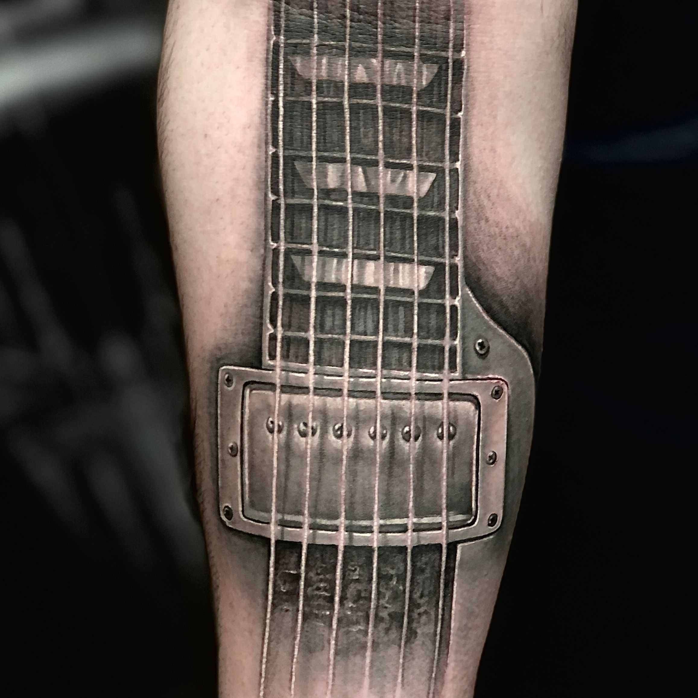 Pin by Gyilkosmedvecukor_69 on guitars | Trendy tattoos, Music tattoo  designs, Forearm tattoo design