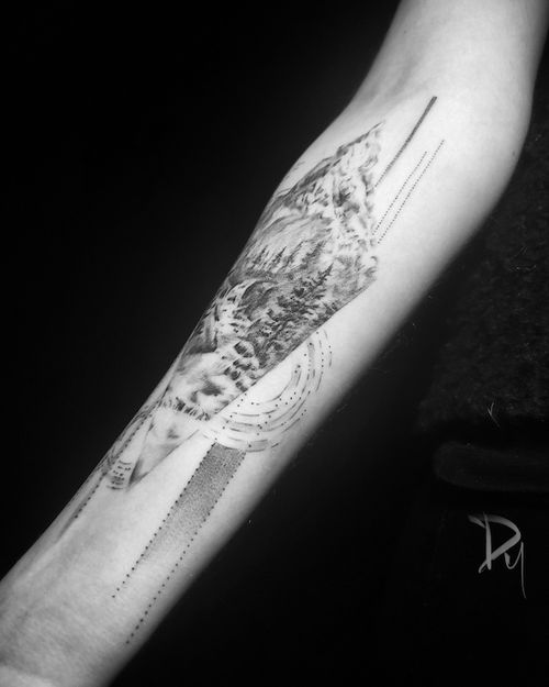 Tattoo Uploaded By Dylan C Montreal Geometric Nature Tattoo On Inner Arm Tattoodo Tattoo Uploaded By Dylan C Montreal Geometric Nature Tattoo On Inner Arm Tattoodo