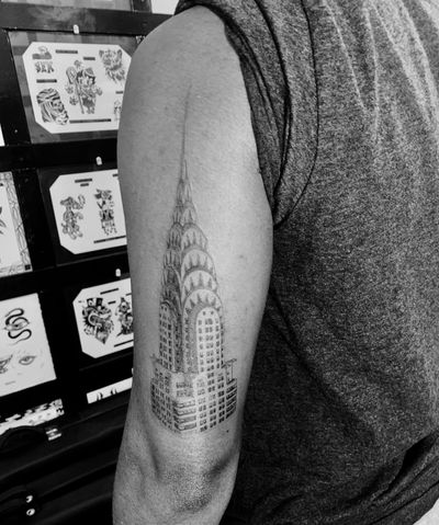 Chrysler building tattoo