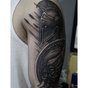 Spartan tattoo. 