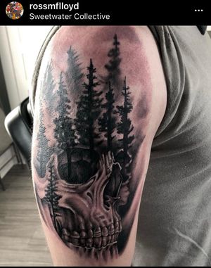 Newest piece done at sweetwater collective in Medford, OR by Ross Flloyd 