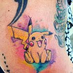 Cute little pikachu tattoo I did last week!