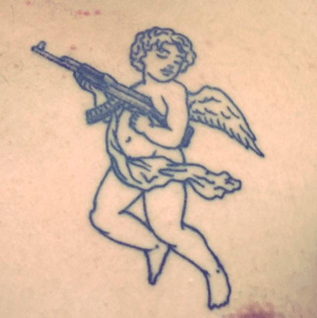 Tattoodo  Cupid tattoo Gangsta tattoos Gang tattoos