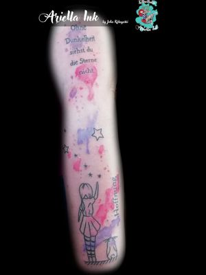 Watercolor Tattoo #tattoo #tattoos #freshink #freshlyinked #watercolor #watercolortattoo #aquarell #aquarelltattoo #stars #startattoo 