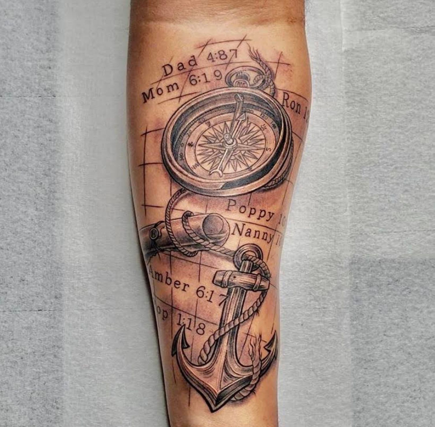 Update 70+ anchor compass tattoo - in.cdgdbentre