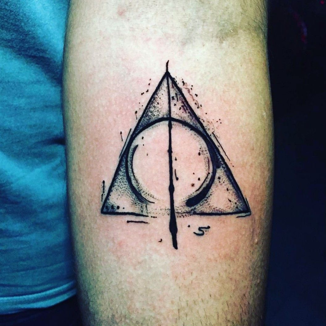 Harry Potter Tattoos — My first tattoo. Take right after it was finished....