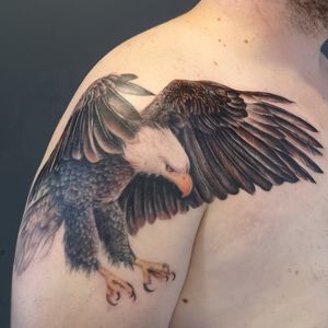Eagle realistic tattooArtist :Çağdaş Mutlu