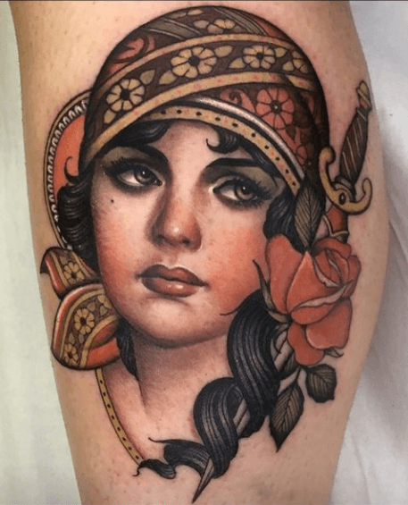Gypsy Tattoo Designs Ideas  Meanings With Photos  TatRing